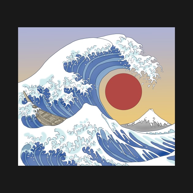 hokusai by tonguetied