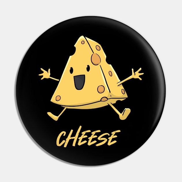 Cheese Lover Kawaii Pin by KAWAIITEE