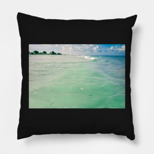 Caribbean Blue Sea Pillow