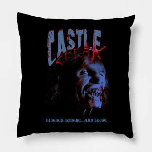 Castle Freak, Classic Horror, (Version 3) Pillow