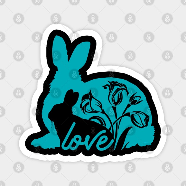 Bunny Mom Love Magnet by creative