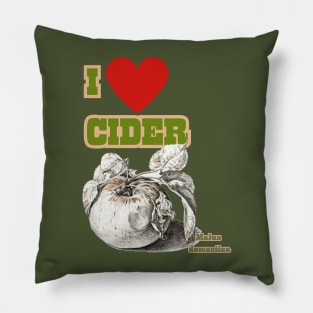 I HEART Cider. Cider and Apple Fan Chant! Pillow