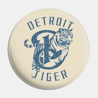 Detroit Tiger - retro style Pin