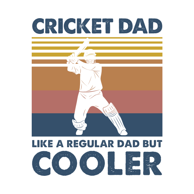 Cricket Dad Vintage Gift Father's Day by Soema