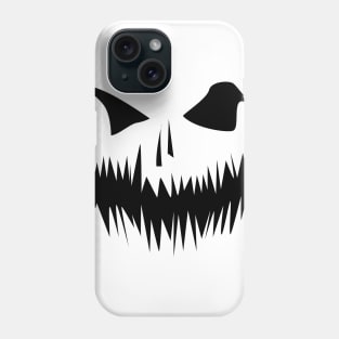 A creepy pumpkin face Phone Case