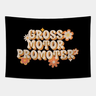 Retro Gross Motor Promoter Physical Therapy Funny Physical Therapist Tapestry