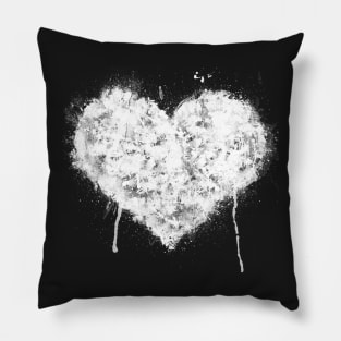 Grunge Heart Pillow