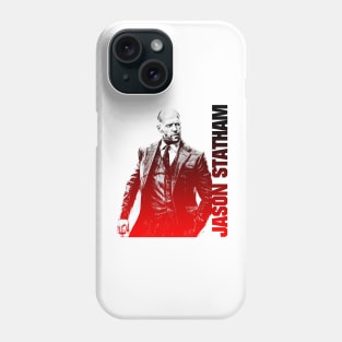 jason statham hand drawing graphic design by ironpalette Phone Case