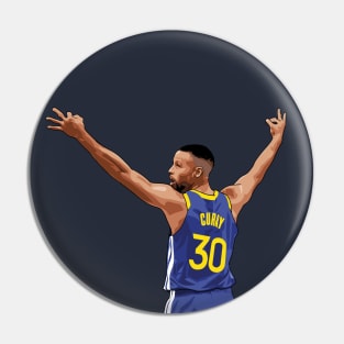 Stephen Curry Vector Back Pin