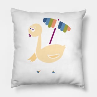 Rainbow duck Pillow