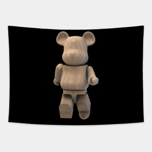 Wood Bearbrick Tapestry