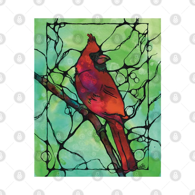 Red cardinal by AlstonArt