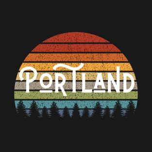 Portland Oregon Maine Design for Portland Pride T-Shirt