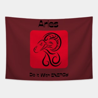 Aries Do It With ENERGY Tapestry