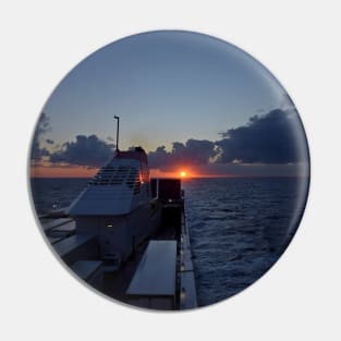 Sunrise on the ferry Pin