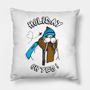 holiday oh yes Pillow