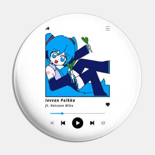 Hatsune Miku chibi - ievan polkka Pin