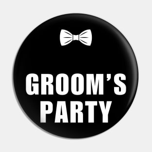 Bachelor T-Shirt Groom’s Club Bachelor Party Gift Pin