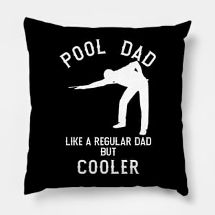 Pool Or Billiard Playing Dad Pillow