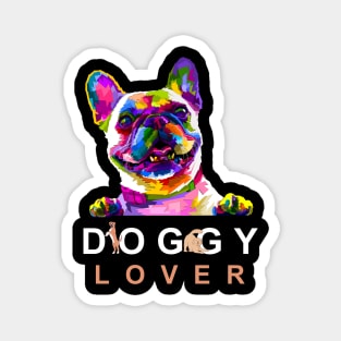 Doggy Lover Pop Art Magnet