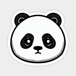 Pandas face Magnet