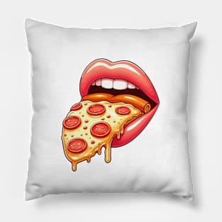 Pizza Tongue Pillow