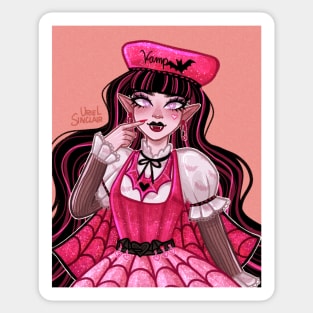 Draculaura Monster High Sticker for Sale by PomPomAmy