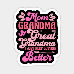 Mom Grandma Great Grandma  Trending Mother's Day Magnet