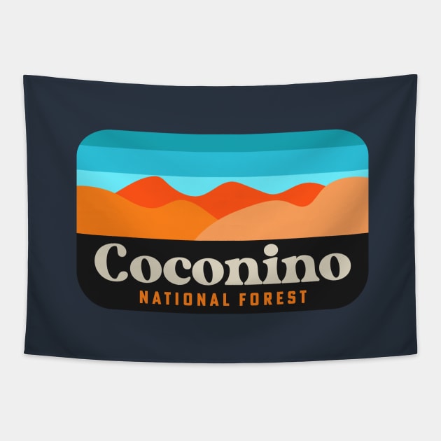 Coconino National Forest Arizona Flagstaff Camping Tapestry by PodDesignShop