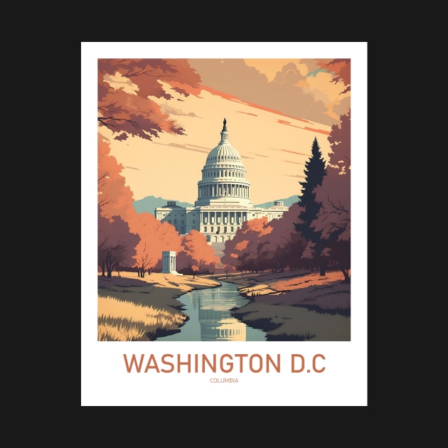 WASHINGTON D.C. by MarkedArtPrints