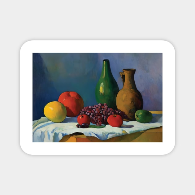 Still Life Painting Magnet by BelArte