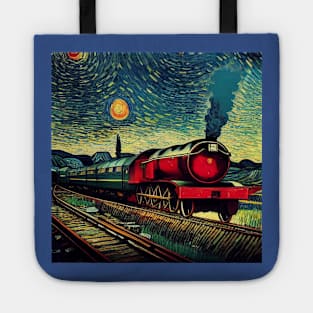 Starry Night Wizarding Express Train Tote