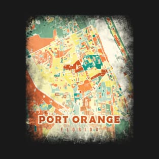 Port Orange Florida US map T-Shirt