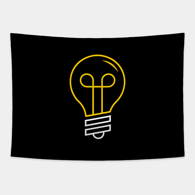 light bulb Tapestry by STRANGER