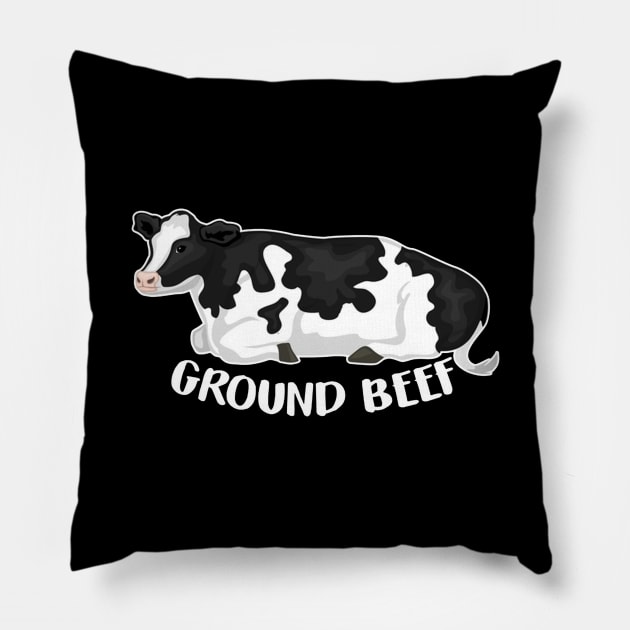 Ground Beef Pillow by Zimmier