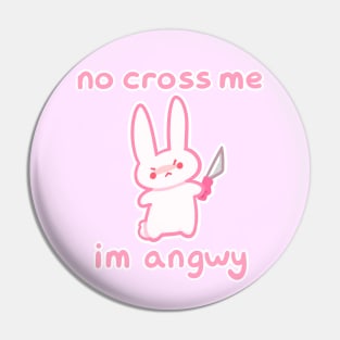 no cross me Pin