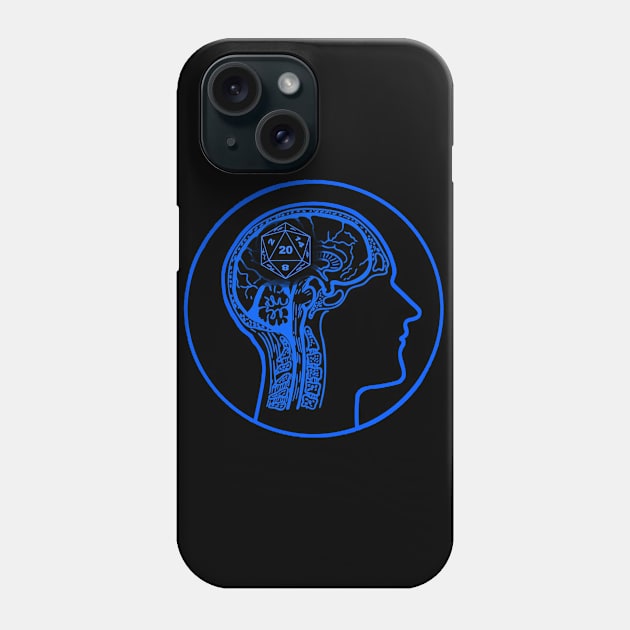 DND Brain Phone Case by Bingeprints