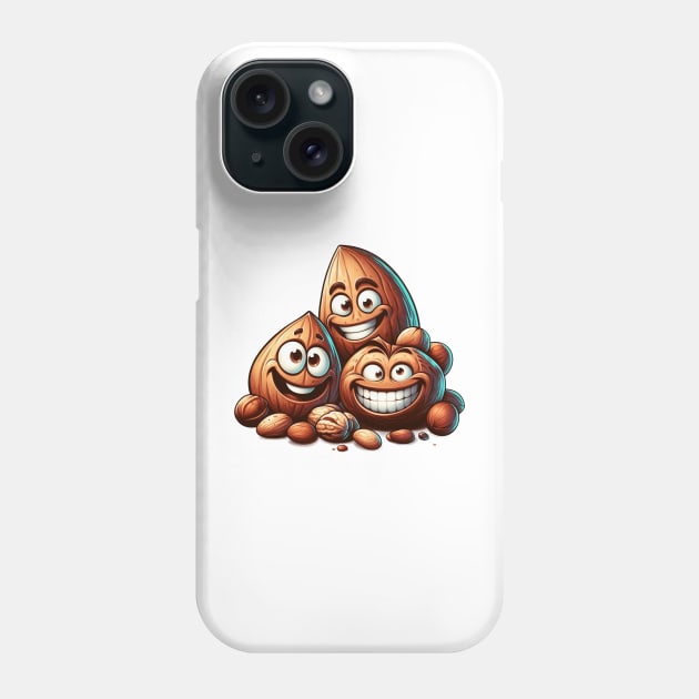 crazy nuts illustration Phone Case by Dmytro