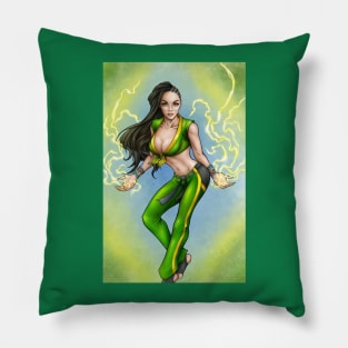 Electric Laura Pillow