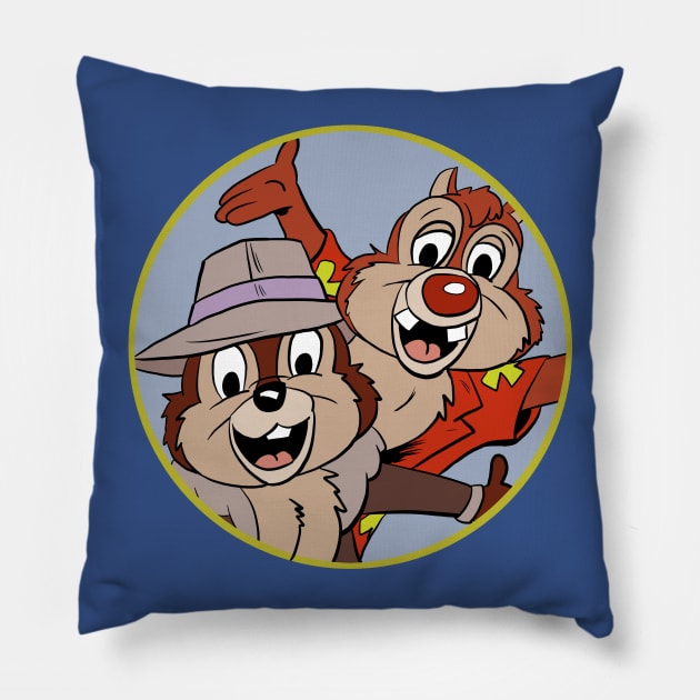 Chip 'n Dale: Rescue Rangers Pillow by Black Snow Comics