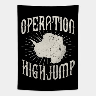 Operation Highjump, Vintage\Retro Design Tapestry