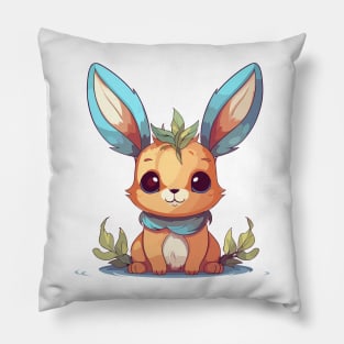 Blue Bunny Pillow