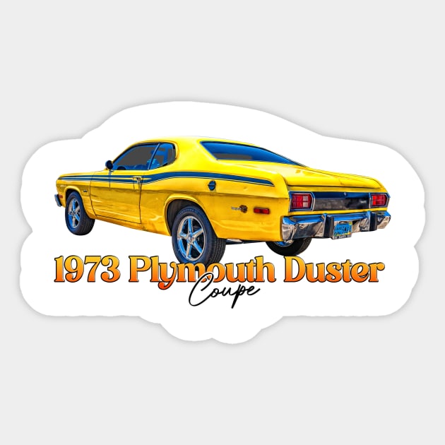 1973 Plymouth Duster Coupe - 1973 Plymouth Duster Coupe - Sticker ...