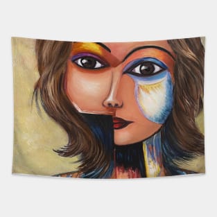 Woman Portrait | Expressionism Tapestry