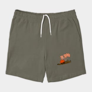 Helicopter Puffball Mushroom Shorts