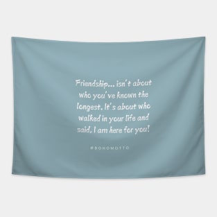 Positive Friendship Quote Tapestry