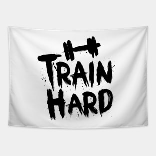 Train Hard Tapestry