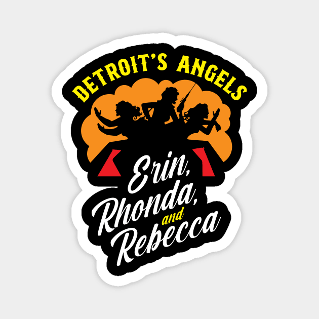 Detroit Angels Magnet by MindsparkCreative