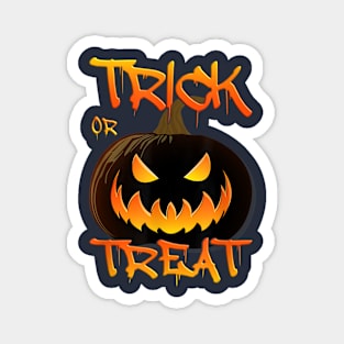 Cute Trick or Treat Halloween Pumpkin Magnet