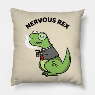 Nervous Rex Cute Dino Pillow